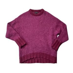 BANANA REPUBLIC WOMEN'S Sweater, Size Small, Hot Pink Alpaca Wool Blend